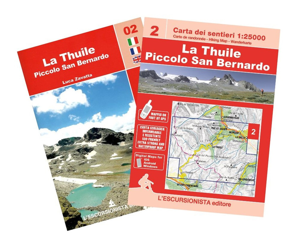 La Thuile Piccolo San Bernardo. Guida trekking week-end. Ediz. multilingue. Con carta 1:25.000