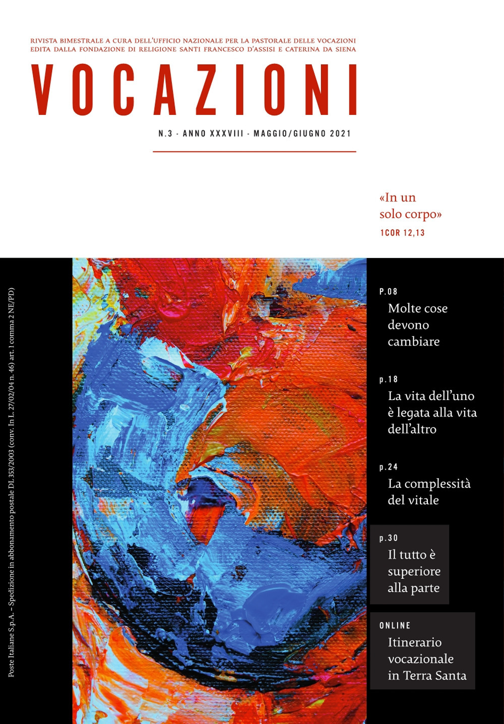 Vocazioni (2021). Vol. 3: In un solo corpo