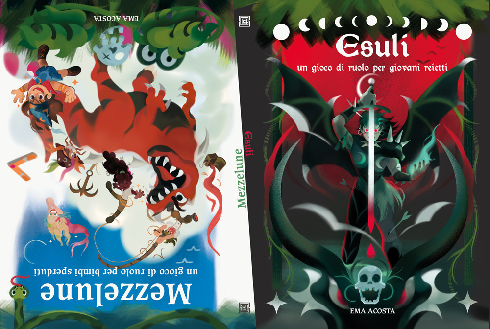 Esuli e mezzelune. Un gioco di ruolo per giovani reietti e Un gioco di ruolo per bimbi sperduti. Con Mazzo di 90 carte personalizzate