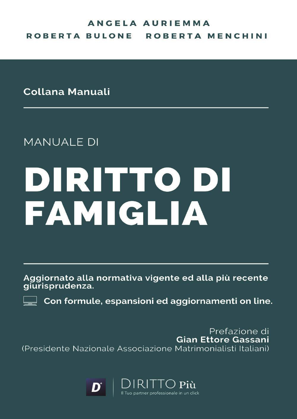 Manuale di diritto di famiglia. Con espansione online