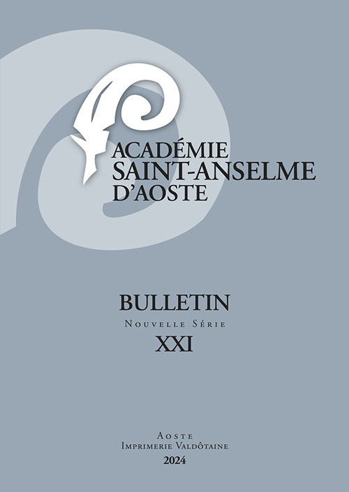 Bulletin Academie Saint-Anselme d'Aoste. Vol. 21