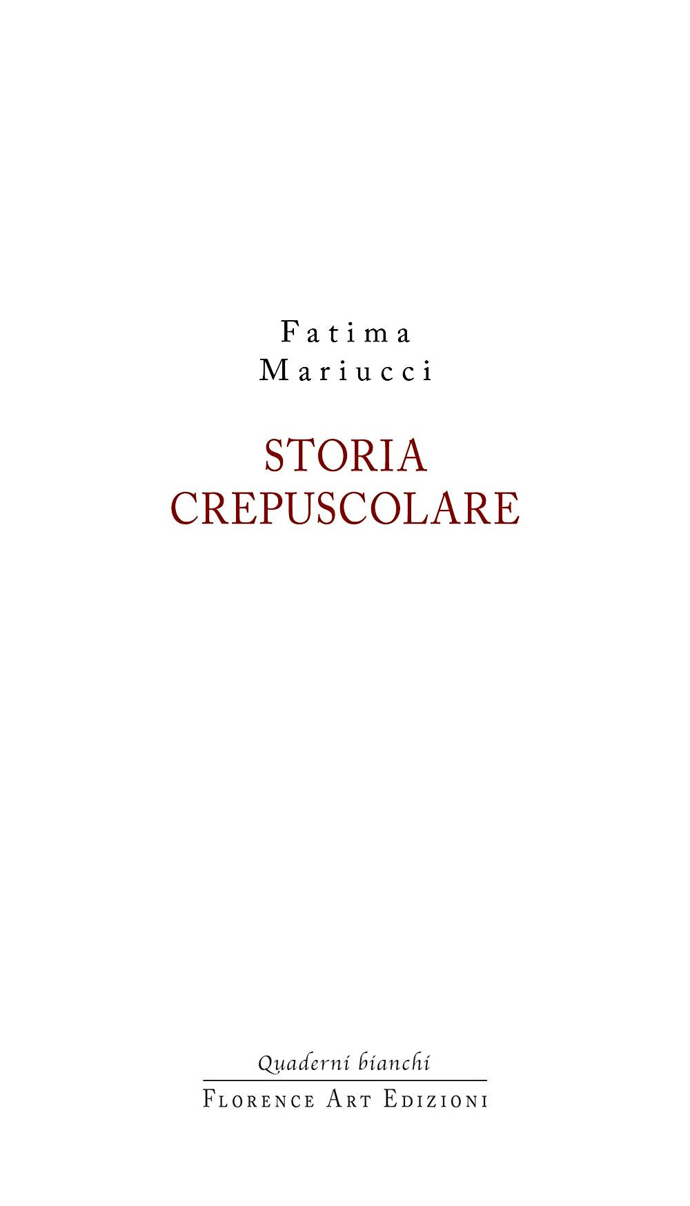 Storia crepuscolare