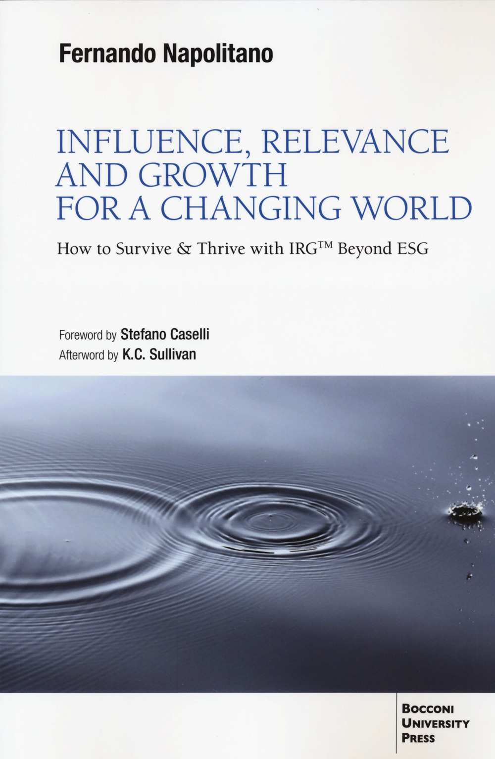 Influence, relevance and growth for a changing world. How to survive & thrive with IRGtm beyond ESG