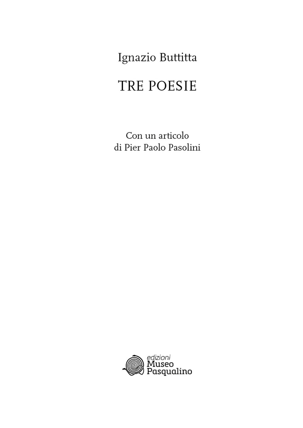 Tre poesie