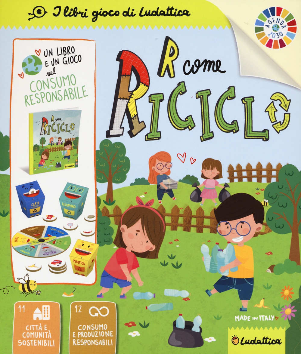 R come Riciclo. Agenda 2030. Con tessere gioco