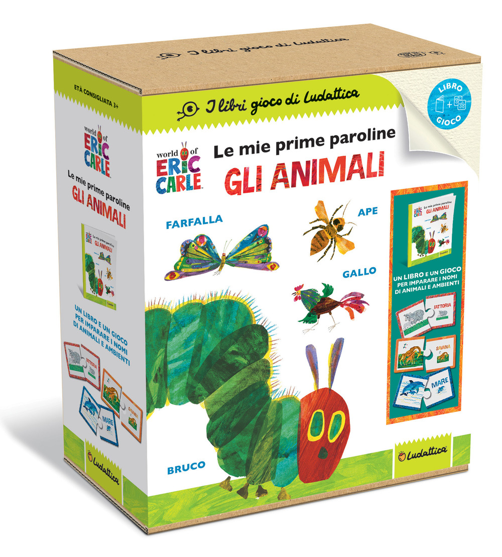 Gli animali. Le mie prime paroline. I libri gioco del piccolo Bruco Maisazio. Ediz. a colori. Con gioco