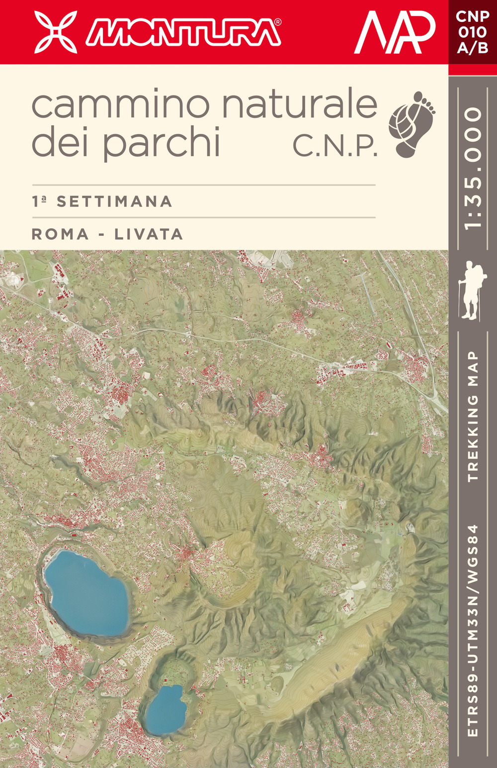 Trekking Map. Cammino Naturale dei Parchi. 1ª settimana: Roma - Livata. Nuova ediz.