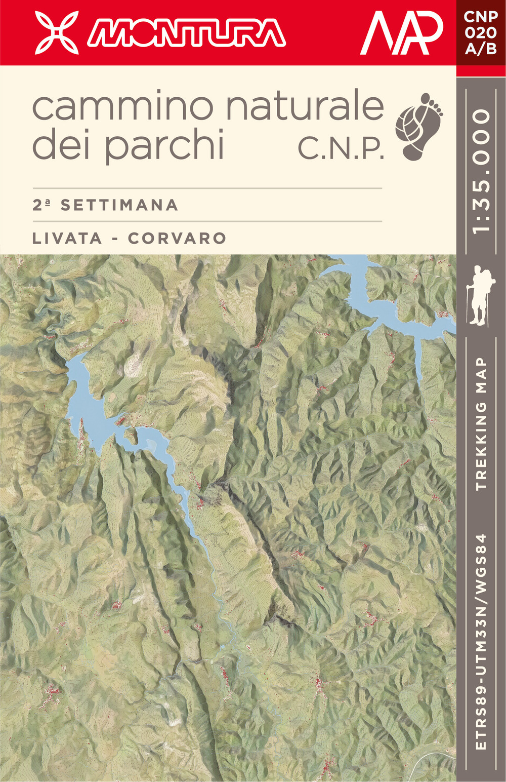 Trekking Map. Cammino Naturale dei Parchi. 2ª settimana: Livata - Corvaro. Con Carta geografica