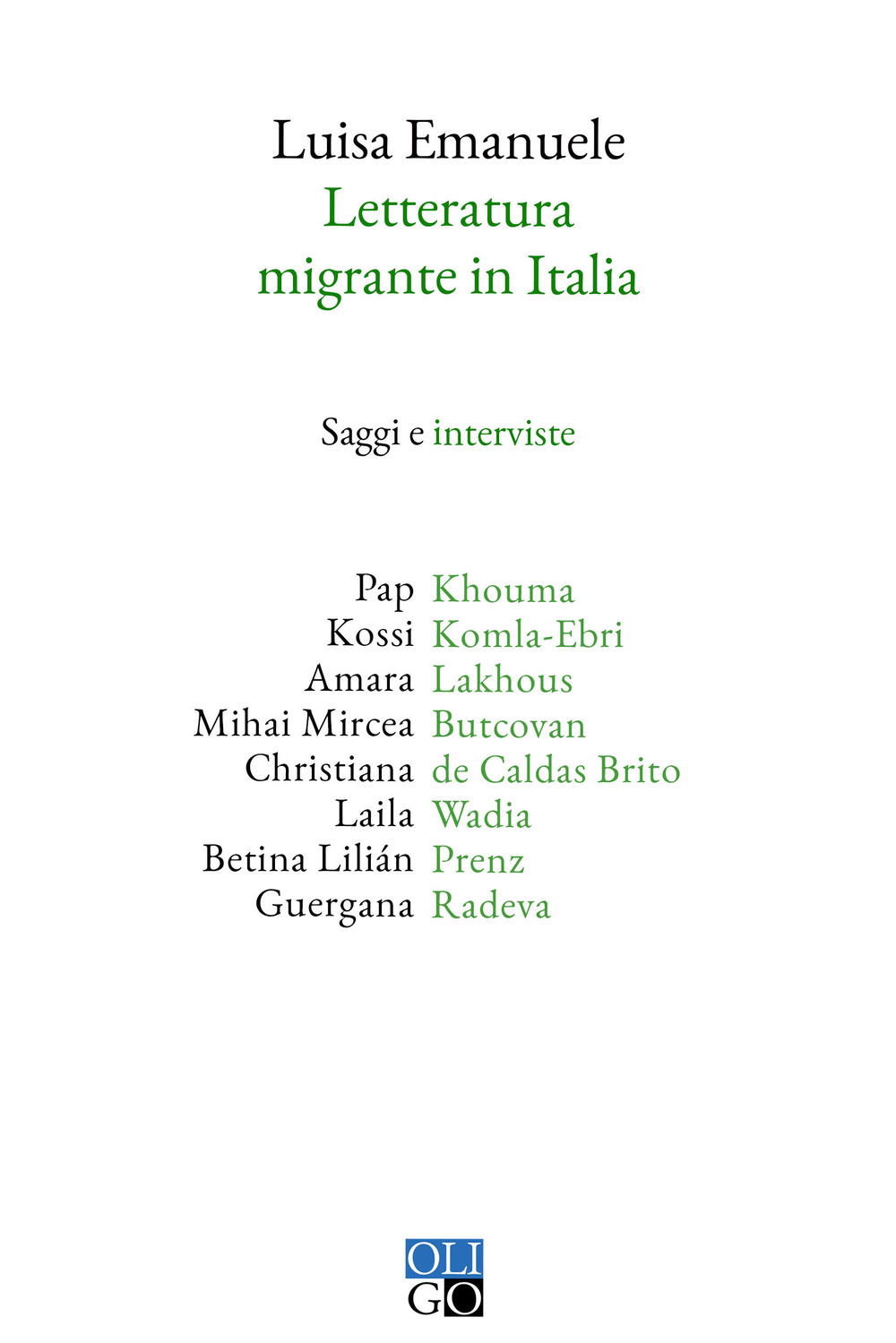 Letteratura migrante in Italia