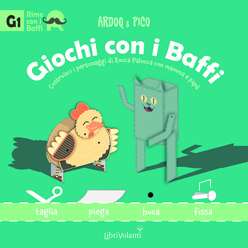 Giochi con i baffi. Costruisci i personaggi di Roca Palocca con mamma e papà