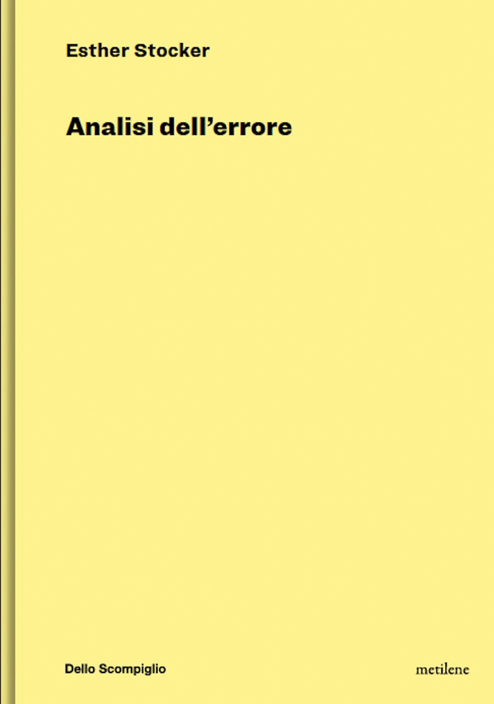 Analisi dell'errore. Ediz. illustrata