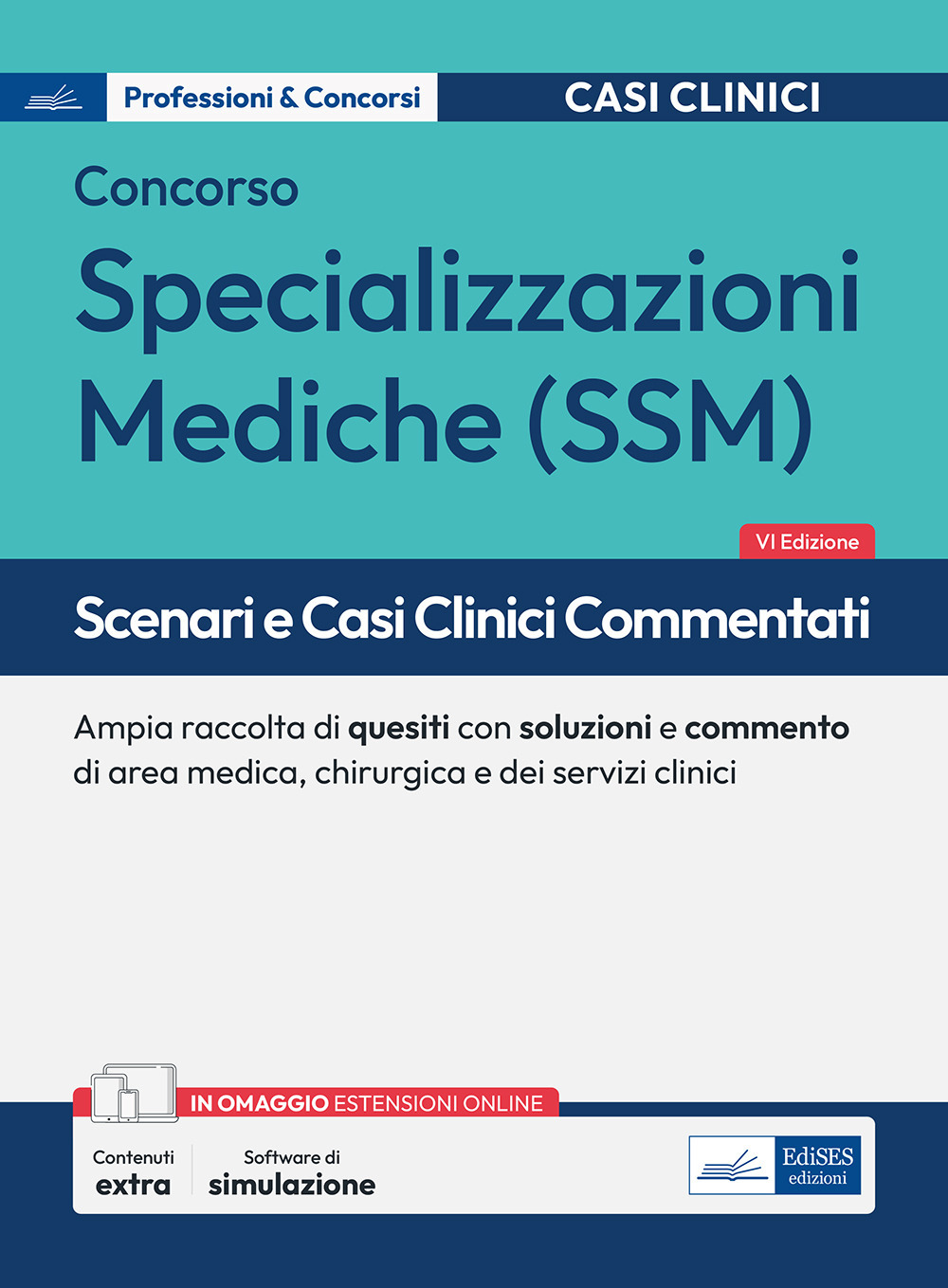 Scenari e casi clinici commentati per il Concorso per le Specializzazioni mediche 2025. Ampia raccolta di quesiti con soluzioni e commento di area medica, chirurgica e dei servizi clinici. Con prove ufficiali ed estensioni online. Con software di simulazi