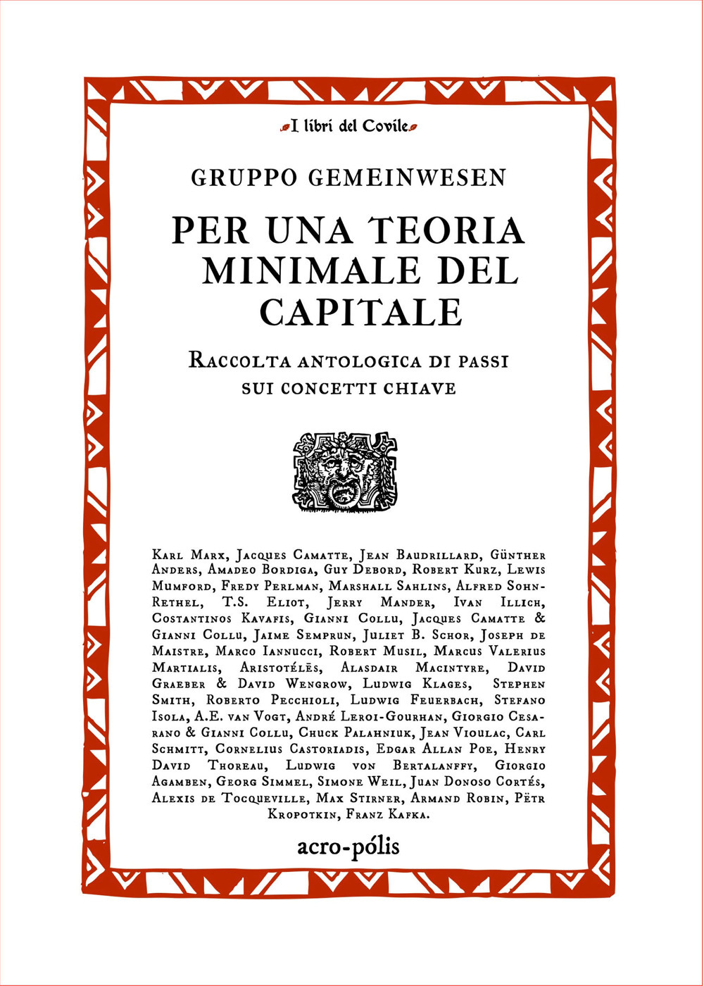 Per una teoria minimale del capitale. Raccolta antologica di passi sui concetti chiave