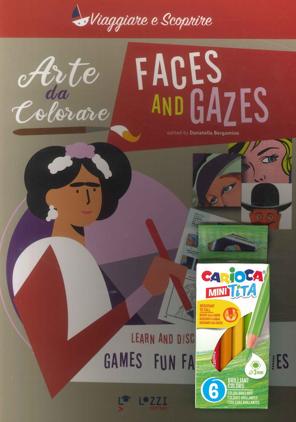 Faces and gazes. Arte da colorare