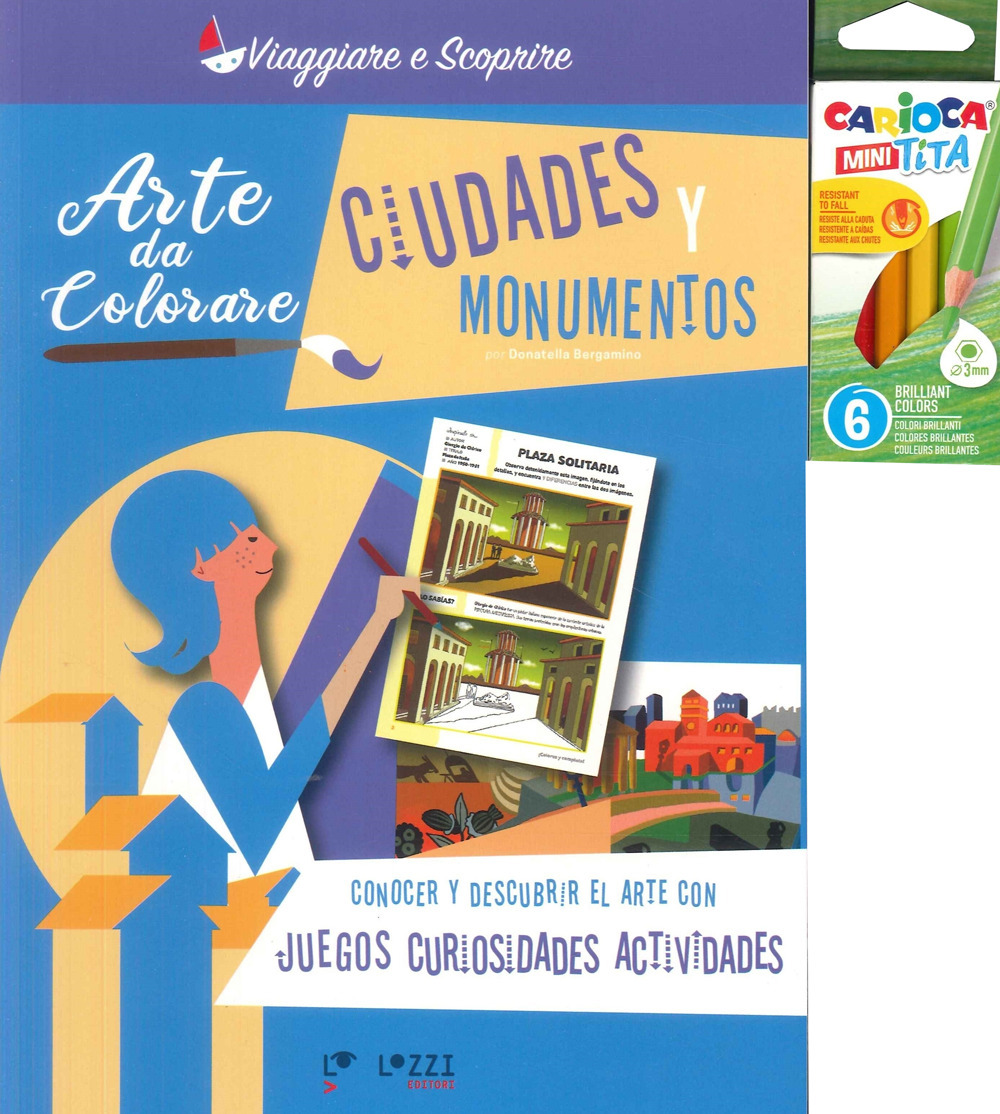 Ciudades y monumentos. Arte da colorare