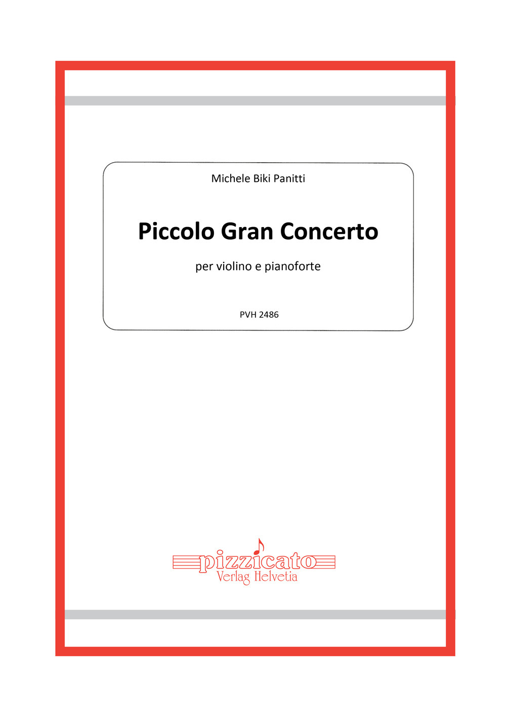 Piccolo gran concerto per violino e pianoforte. Con QR code