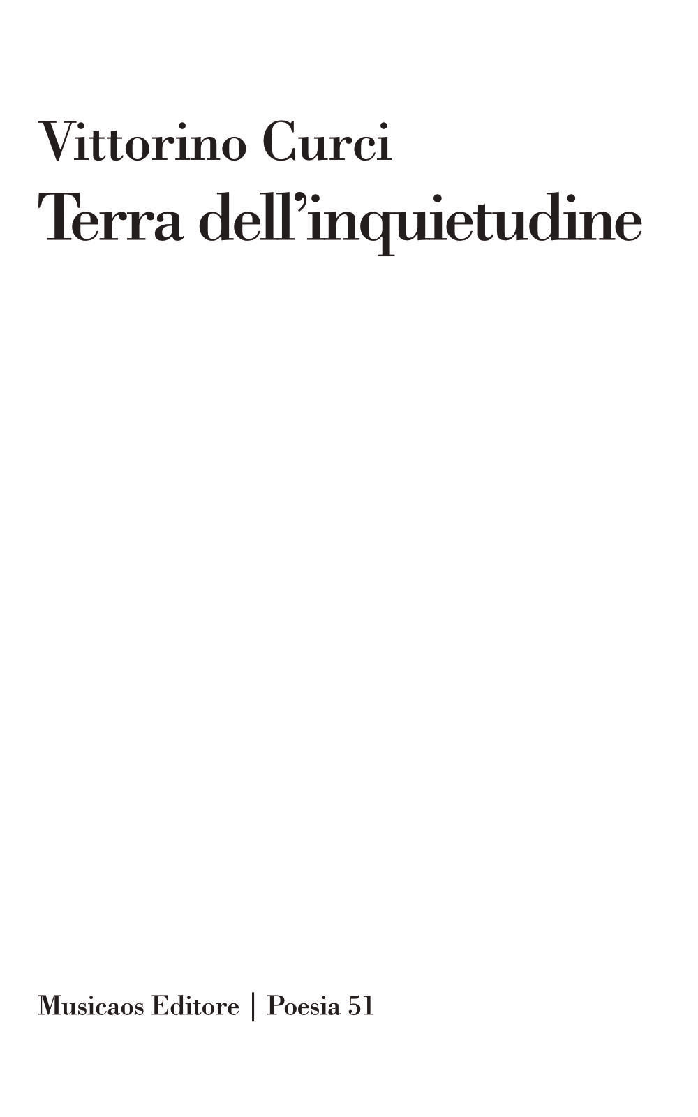 Terra dell'inquietudine