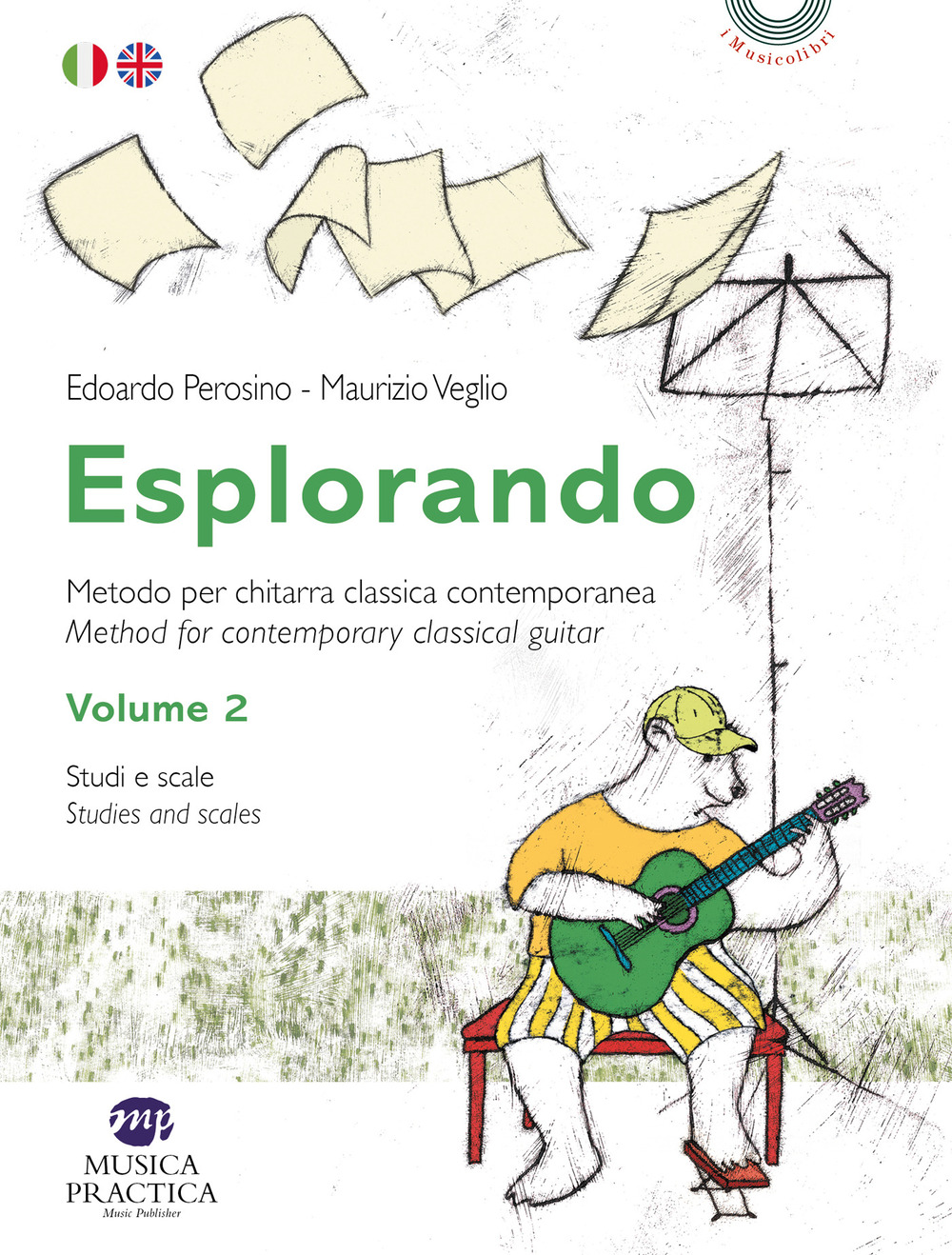 Esplorando. La chitarra classica contemporanea-Method for contemporary classical guitar. Ediz. bilingue. Con basi audio. Vol. 2: Studi e scale-Studies and scales