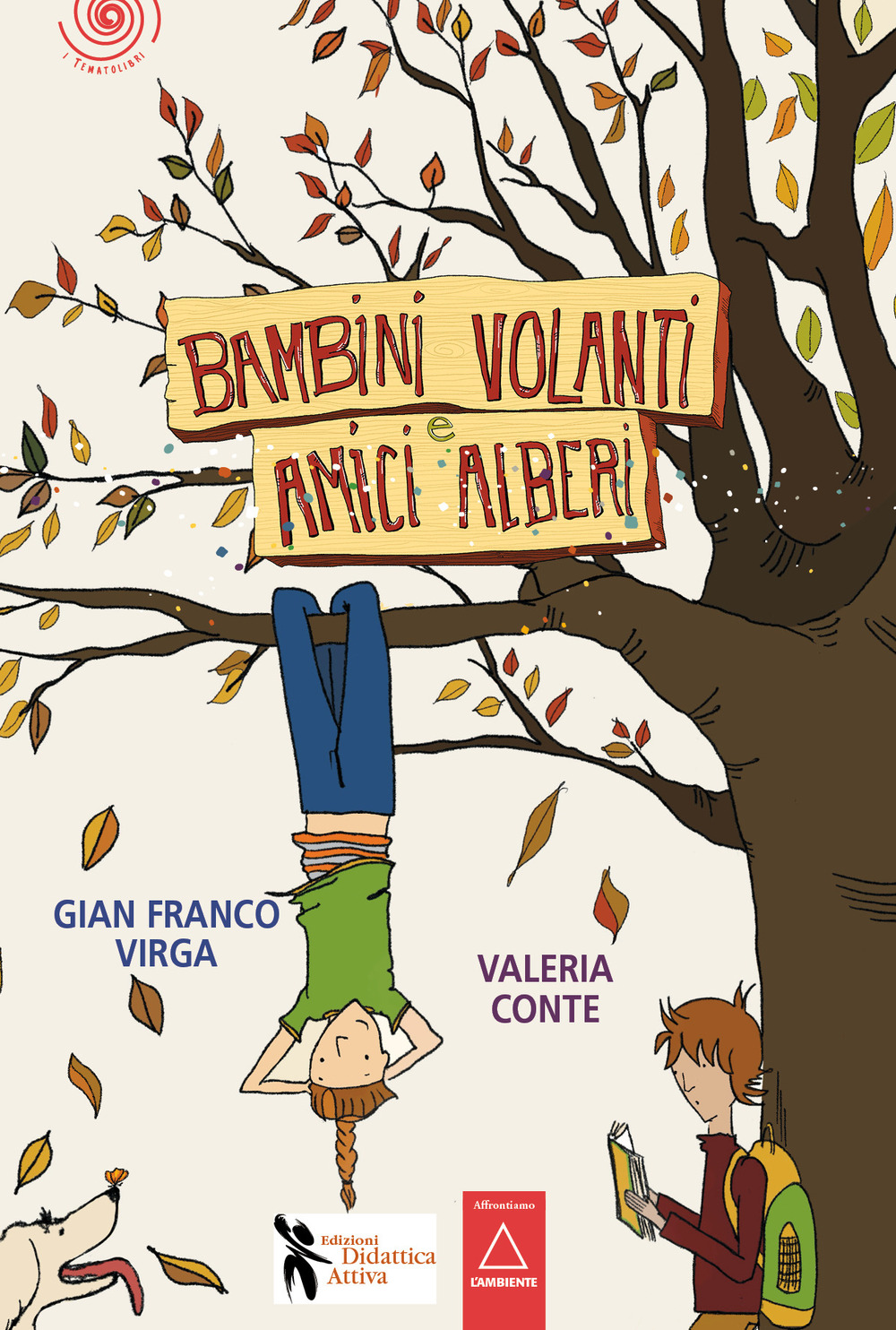Bambini volanti e amici alberi. Con QR Code