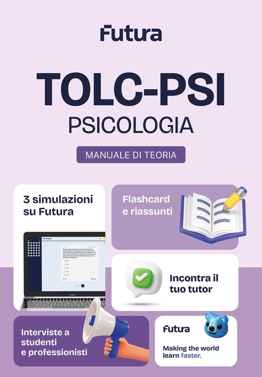 Futura. TOLC-PSI. Psicologia. Manuale di teoria