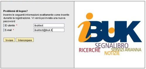 Resettare password