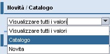 menu a tendina