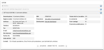 Scheda editori